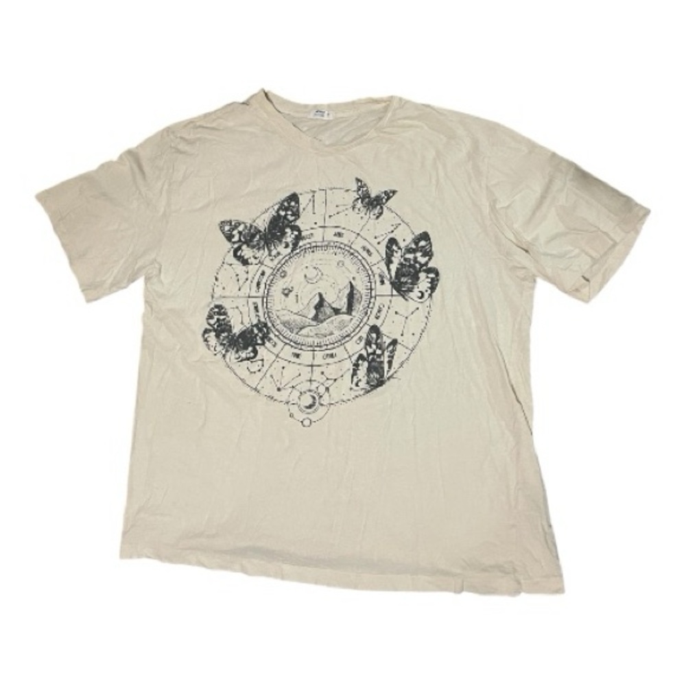 Cream Graphic T-Shirt​​